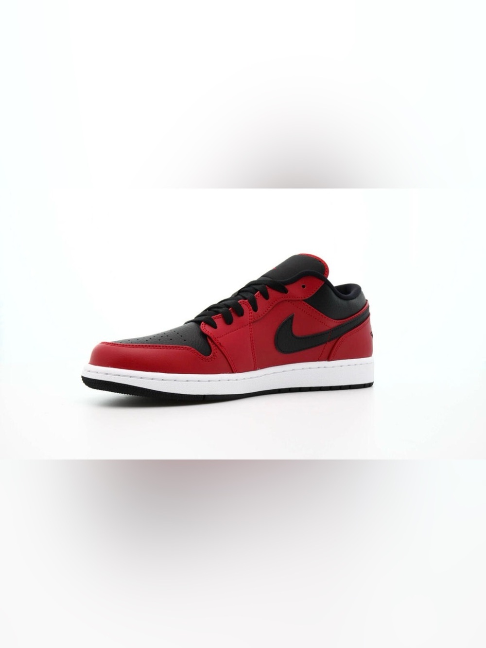Air Jordan / Nike 1 Low 'Reverse Bred' Red And Black Sneakers